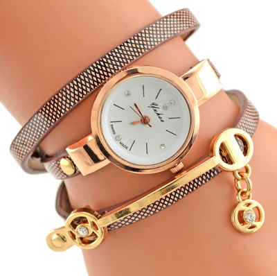 

New stylish beauty watch strap Dial with drill strap&bracelet watch high quality female Watch