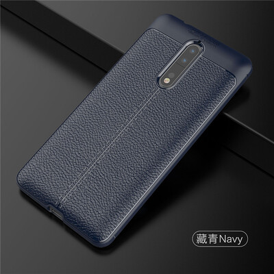 

Fivice Nokia 8 case Luxury leather TPU silicone anti-fall soft shell phone case