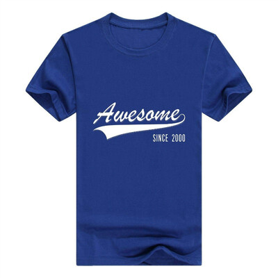 

18th Birthday Gift Shirt Awesome Since 2000 18 Year Old Tee
