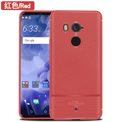 

Fivice HTC U11 Plus case luxury TPU anti-fall lychee silicone case