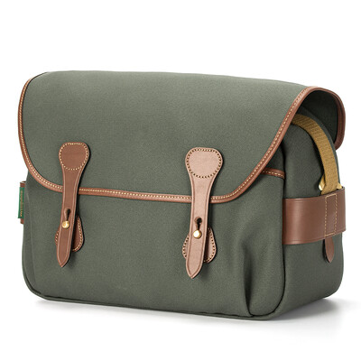 

Billingham S2 Unisex Shoulder Bag One Camera BlackBrown Leather Canvas