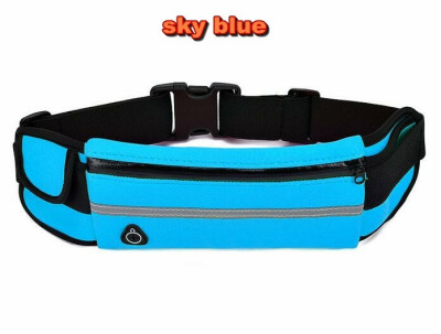 

Running Belt Waterproof Sweat Resistant Runner Waist Pack Bumbag Fitness Adjustable Nylon Lycra Belt Fanny Waist Pack Money Belt