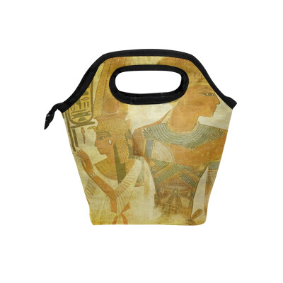 

Lunch Bag Tote Bag Egypt Woman Travel Picnic Organizer Lunch Holder Handbags Lunch Bag Box for Office