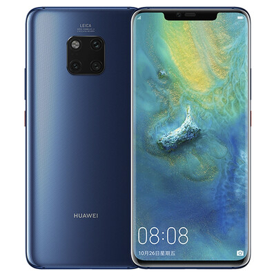 

Huawei HUAWEI Mate 20 Pro UD screen fingerprint version Kirin 980 chip comprehensive screen super wide angle Leica three photos 8GB128GB sapphire blue full Netcom dual 4G mobile phone