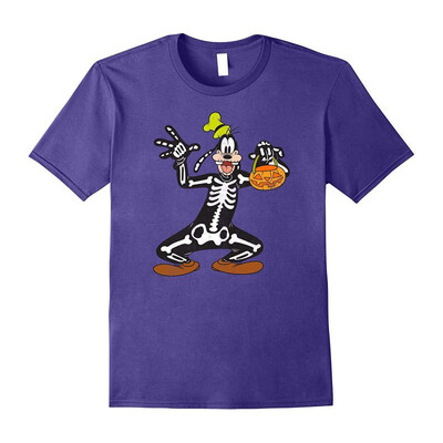 

Disney Goofy Skeleton Halloween T Shirt