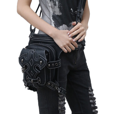 

steel master Retro Leg Holster Bags Punk Waist Bag for Men Women Victorian Shoulder Crossbody Bag