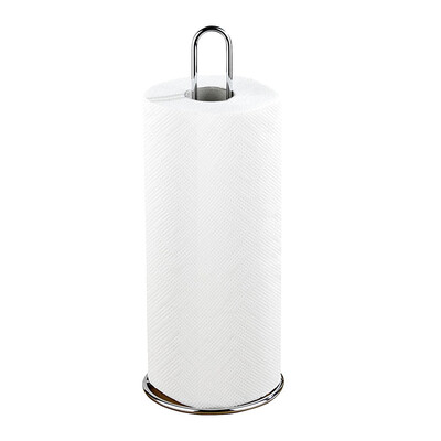 

UpperX Kitchen roll holder metal 12 x 32 x 12 cm silver glossy