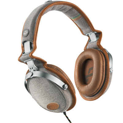 

BOB MARLEY JH063-CO USA Tide Fabric Cotton Headphones Three-button Wired Call Headphones Giraffe Stripes Highlight Personality Camouflage
