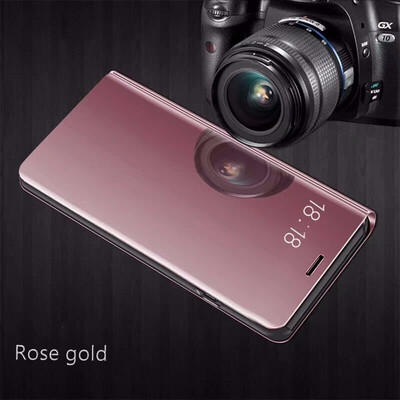 

Goowiiz Phone Case For OPPO A5A3SA3A35Find X Luxury Slim Mirror Flip Shell Stand Leather Smart Cover