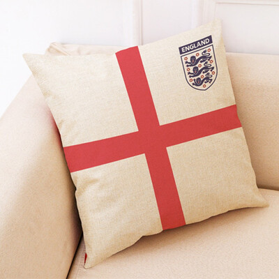 

The 2018 World Soccer Cup Home Decor Cushion Cover Linen Sofa Design Throw Pillow Case Gift