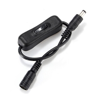 

ZDM 55X21mm DC Power Plug Connector Switch Cable for 5050 3528 LED Strip Light 30cm
