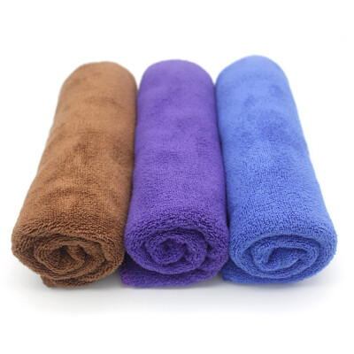 

Good weather high quality microfiber car wash towel towel absorbent towel 4040cm three pieces random color car supplies