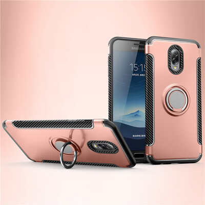 

Fecoprior Back Cover For Samsung Galaxy J7 Plus J7310 Case Car Holder Stand Hard PC Silicon Ring Suction Bracket Celulars