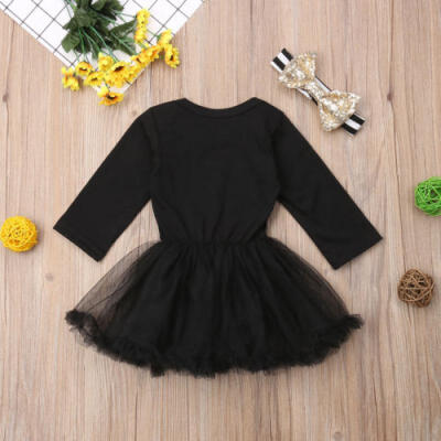 

2Pcs Newborn Baby Girls Romper Bodysuit Jumpsuit Tulle Tutu Party Dress Outfits