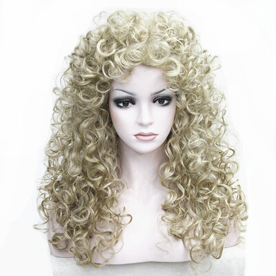

Strong Beauty Synthetic Hair Long Curly Blonde Brown Black Red Wigs Cosplay Wigs For Woman