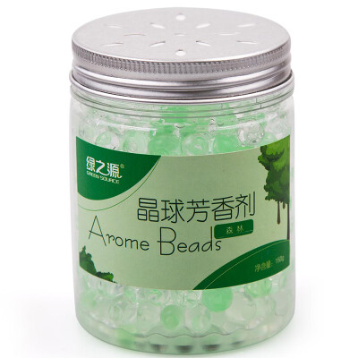 

Green source forest grass crystal ball fragrance indoor aroma ball bathroom deodorant air freshener solid odor addition deodorant fragrance 150g