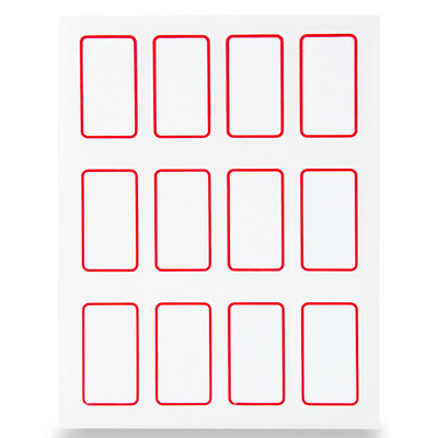 

GuangBo 120 sets of self-adhesive label stickers 18 32mm self-adhesive stickers ZGT9191