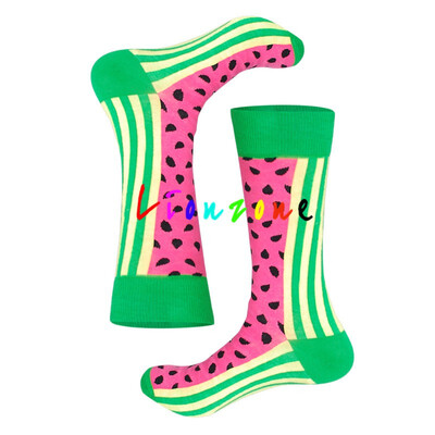 

LIONZONE 2018 Happy Socks Men Women Lovers Colorido Hombre Harajuku Huevo Calcetines Para Navidad Socks Funny Gift