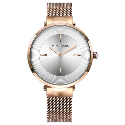 

BOFUTE Womens Watch Fashion Watch Quartz Watches Japanese Movement Luminous Wwaterproof Metal Mesh Belt 0195L