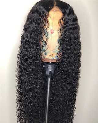 

Malaysian Curly Lace Front Wig 150 Density Human Virgin Hair Pre-plucked Bleached Knots with Baby Hair