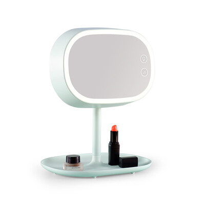 

MUID flip second generation smart makeup mirror smart home HD LED makeup mirror light beauty makeup mirror birthday Valentines Day gift to send girlfriend creative gift star black