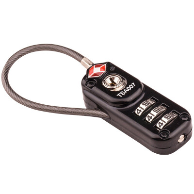 

Master Lock 4674MCND TSA-Accepted Combination Luggage Lock Black