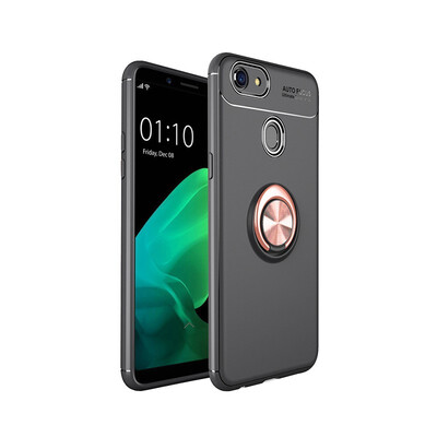 

Fivice OPPO F5 case TPU metal ring shell magnetic bracket soft shell