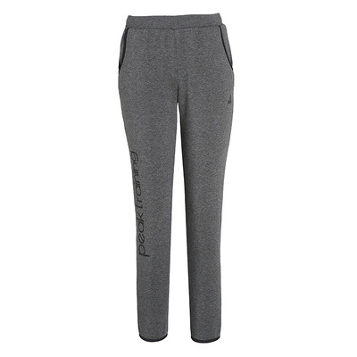 

PEAK womens autumn&winter new knit wool trousers comfortable casual warm sports pants DF384012 deep flower gray X2L code