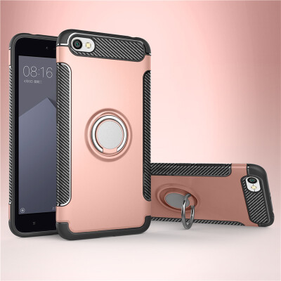 

Fivice Xiaomi Redmi note 5A case PC metal ring shell magnetic car bracket TPU phone case