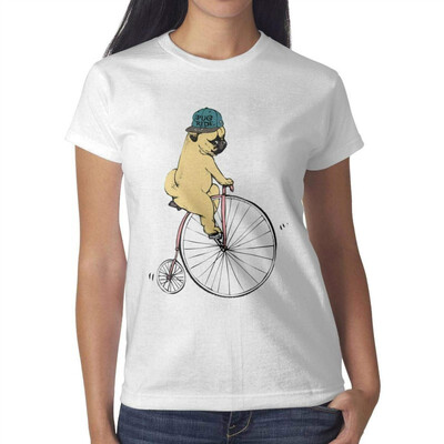 

Melinda Cute Funny French Bulldog Girls White t-Shirt Cotton Leisure T-Shirts