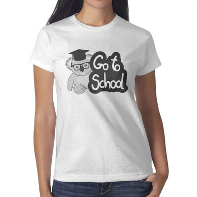 

Hey Koala Baby Koala Shirt Women White T-Shirt Cotton Leisure