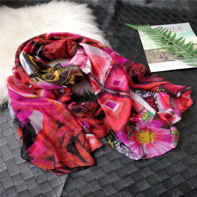 

New Fashion Summer Beach Scarves Print Desigues Women Scarf Cute Cappa Sun Block Voile Shawl Shirts