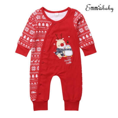 

Baby Boys Newborn Infant Floral Romper Bodysuit Jumpsuit Playsuit Clothes Outfit