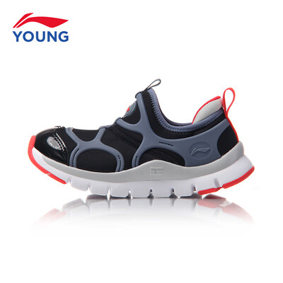 

Li Ning childrens shoes for men&women sports shoes Li Ning Yundi childrens set foot a pedal casual shoes YKAM003-3 standard black 315