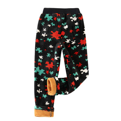 

Antarctic Nanjiren girl&39s leggings plus velvet thicken children&39s warm long pants baby kraft cashmere trousers gorgeous puzzle 120