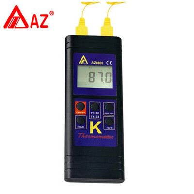 

AZ8801 Waterproof K type Thermocouple Thermometer with measuring range -200