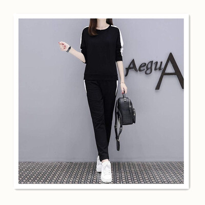 

Autumn combed cotton ladies sports suit Fashion sportswear