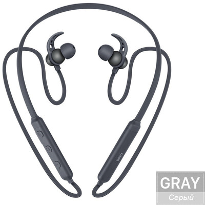 

HOCO Bluetooth Headphones with Microphone Remote Stereo Earbuds in-Ear Hook Wireless Headset Earphones For iPhone Samsung Phones
