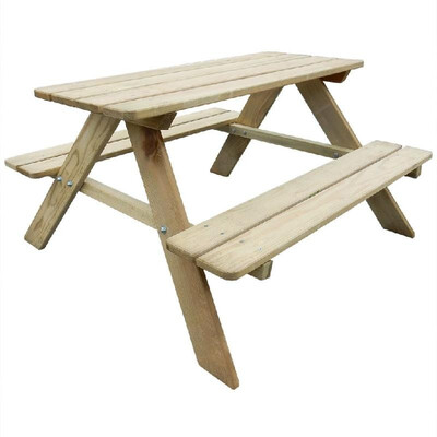 

Kids Picnic Table 89 x 896 x 508 cm Pinewood