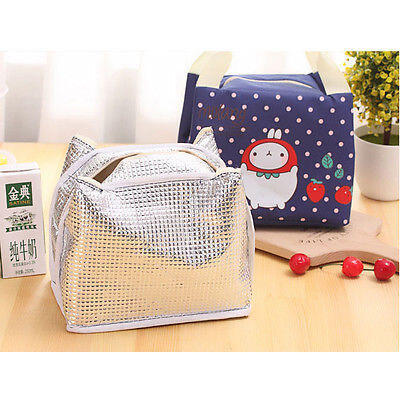 

Childrens Kids Lunch Bags Insulated Cool Bag Picnic Bag School Lunchbox