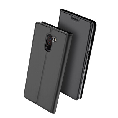 

For Xiaomi Pocophone F1 Case Luxury High Quality PU Leather Flip Cover For Xiaomi Poco F1 Little F1 Phone Cases