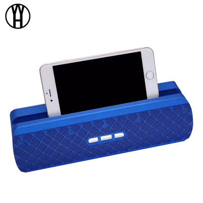 

WH 206 Portable Mini Phone Stand Subwoofer Card Wireless Bluetooth Speaker for xiaomi samsung huawei iphone