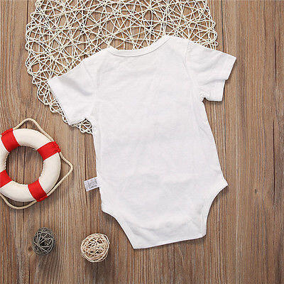 

Newborn Baby Girl Daddys mini Valentine Bodysuit Romper Jumpsuit Outfit Clothes