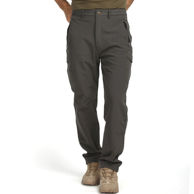

FREE SOLDIER outdoor men climbing hiking pants,softshell fleece,water-resistant and windproof trousers,support for