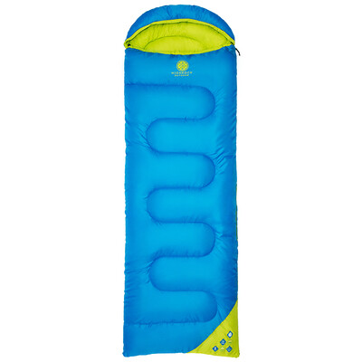 

Heavenly Rock HighRock outdoor spring&autumn three seasons envelope camping with a hat can be stitched sleeping bag Huang Shan 300g left open blue