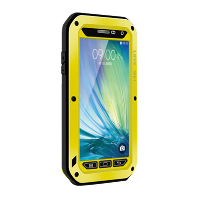 

Love mei FOR Samsung A5 2015 Case Metal Aluminum Armor Shockproof Gorilla Glass Phone Cover FOR Samsung Galaxy A5 2015 Case