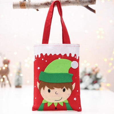 

Christmas Candy Gift Bag Elf Elk Pants Felt Cloth Xmas Party Home Decoration