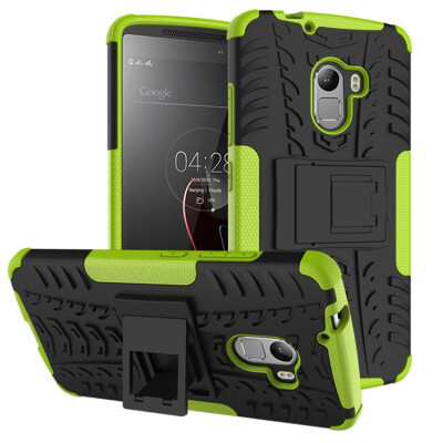 

Fivice Lenovo A7010X3 lite Case TPU anti-fall tire pattern back clip bracket phone case