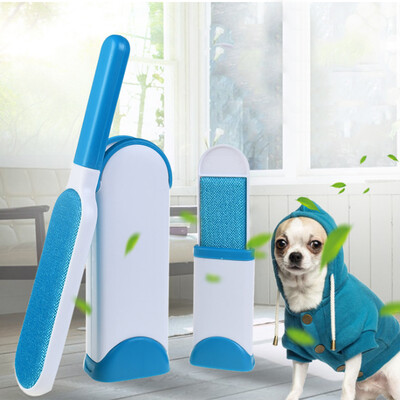 

Pet Hair Remover Brush Fur Lint Remover Brush with Self-Cleaning Base 2 Piece Set