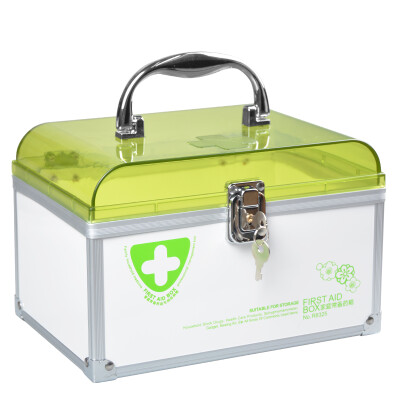 

Jinlongxing Glosen R8326 mini multi-functional medium medicine box cosmetics storage box first aid box home green